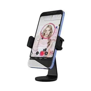 Pivo Smart Mount Adjustable 360° Vertical and Horizontal Smartphone Aluminum Holder Stand with Universal Clamp Adapter ¼ inch Thread for Tripods