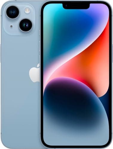 Apple iPhone 14, 128GB, Blue - Unlocked (Renewed)