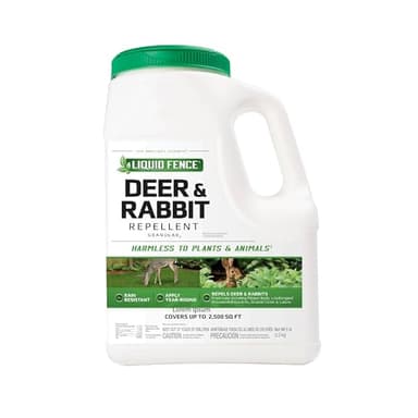 Liquid Fence Deer And Rabbit Repellent Granular 5 Pounds, Harmless To Plants And Animals