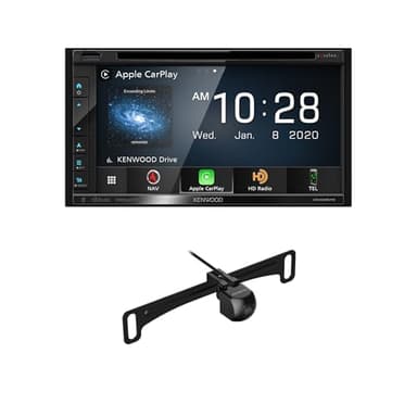 Kenwood Excelon DNX697S 6.8" Clear Resistive Touch Panel Navigation DVD Receiver with Bluetooth & HD Radio | Apple CarPlay and Android Auto | Plus KENWOOD CMOS-240U Universal Backup Camera