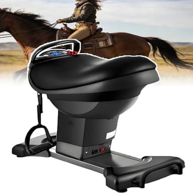Abdominal Exercise Horse Riding Machine - 3D Horse Ride Simulator,Home Gym Workout Equipment, 20-Level Adjustable Full Body Trainer for Cardio & Core Fitness B