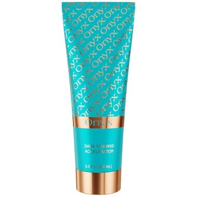 Onyx Strongest Dark Tanning Accelerator Lotion - Effective Tan Enhancer for Indoor & Outdoor Sun - Accelerates Melanin Production - No Stains & Streaks | Super Moisturizing | Tropical Scent | No-SPF