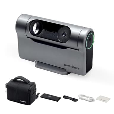 DWARFLAB Dwarf 3 Smart Telescope - Portable Astrophotography Camera, Capture Astronomy/Wildlife/Panorama, AZ/EQ Mode, Built-in Processing, 4K Auto-Tracking, Ultra-Light 3lb, Ideal for All Ages