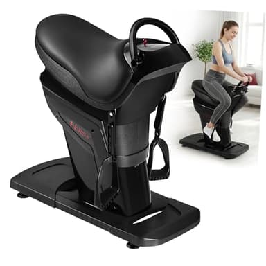 Electric Horse Riding Machine: 110V 20 Adjustable Speed Horse Riding Simulator Machine - 3D Simulation 8-Figure Motion Core Strengthening Health Fitness Equipment with 330lbs Load