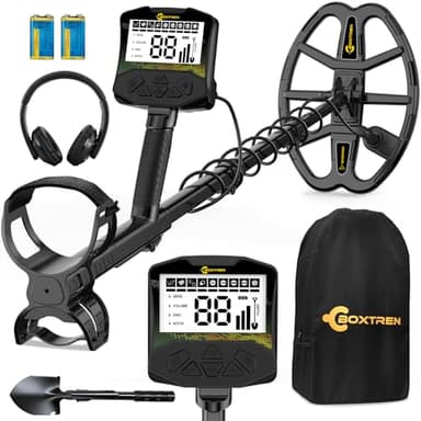 Metal Detector, Professional Metal Detector for Adults With High Accuracy 12.8" IP68 Waterproof Search Coil, Advanced DSP Chip, All Metal & Disc Modes for Beach&Outdoor Treasure Hunting, Gifts for Men