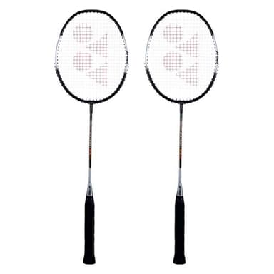 YONEX ZR 100 Light Aluminum Blend Badminton Racquet with Full Cover, Set of 2