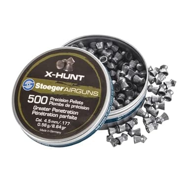 Stoeger X-Hunter, High-Impact & Expansion Heavy Pointed Tip Pellets, .177 Caliber, 500 Count
