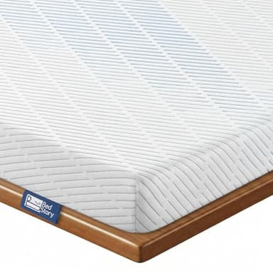 BedStory 3 Inch Queen Size Extra Firm Mattress Topper, High Density Memory Foam Bed Pad for Back Pain Relief, Cooling Skin-Friendly Cover, No Odor, CertiPUR-US Certified